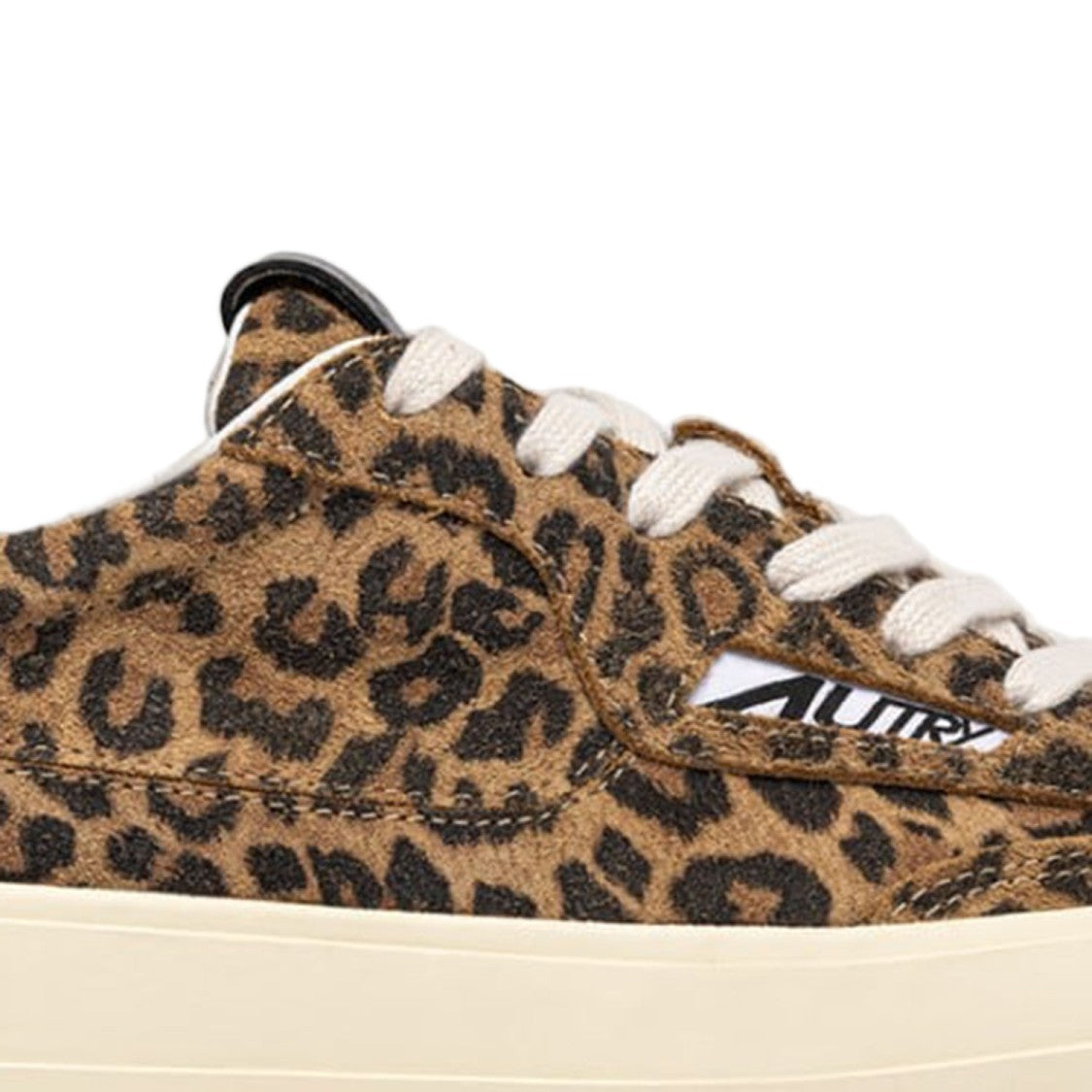 Autry Low-Top Sneakers With All-Over Animal Print And Suede Accents