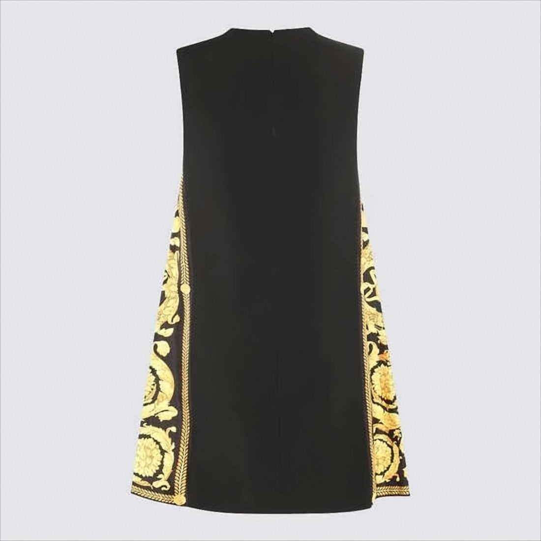 Versace Baroque-Patterned Sleeveless Midi Dress By Versace