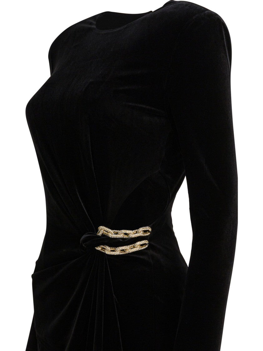 Self-Portrait Embellished Midi Dress