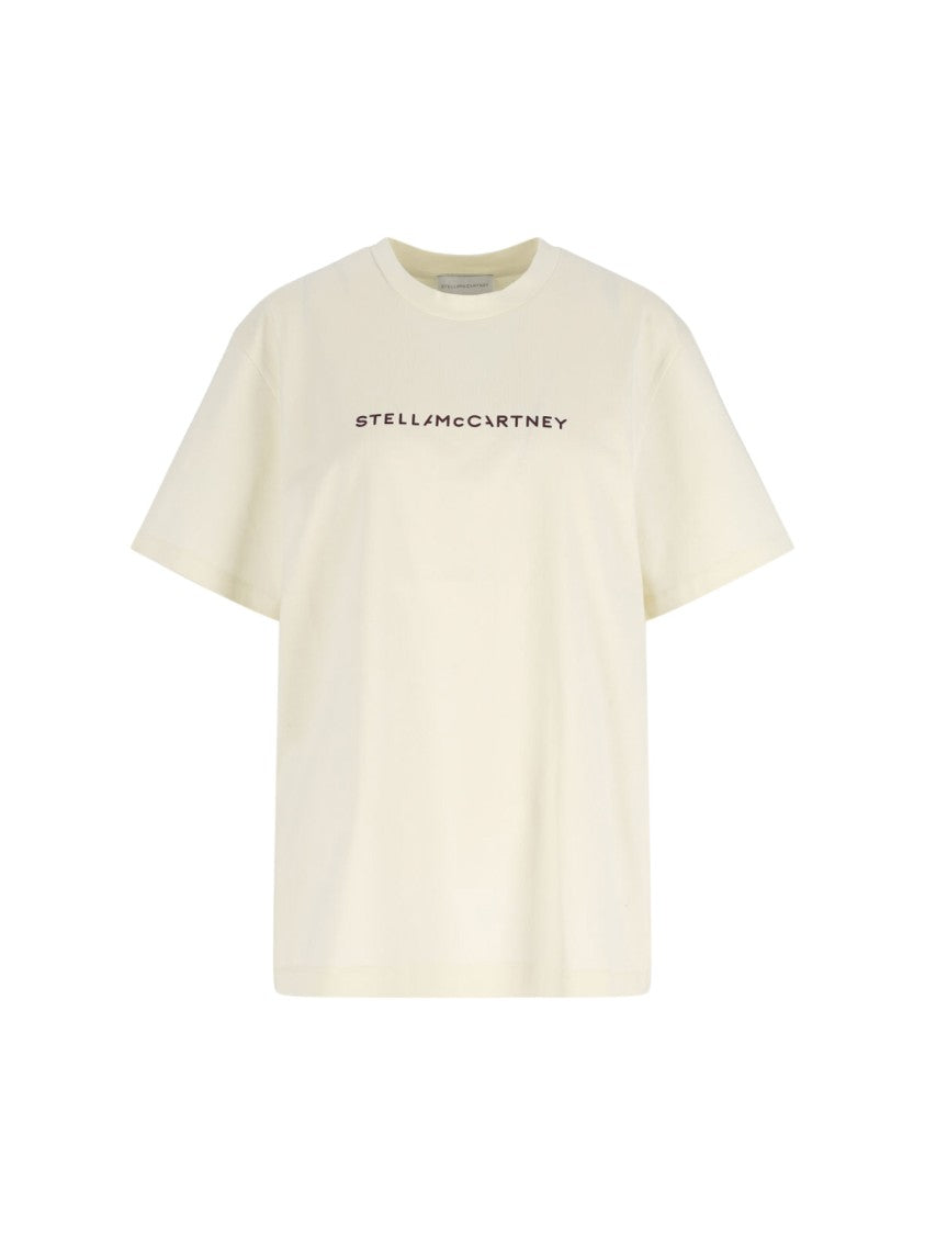 Stella Mccartney Logo T-Shirt – Ivory