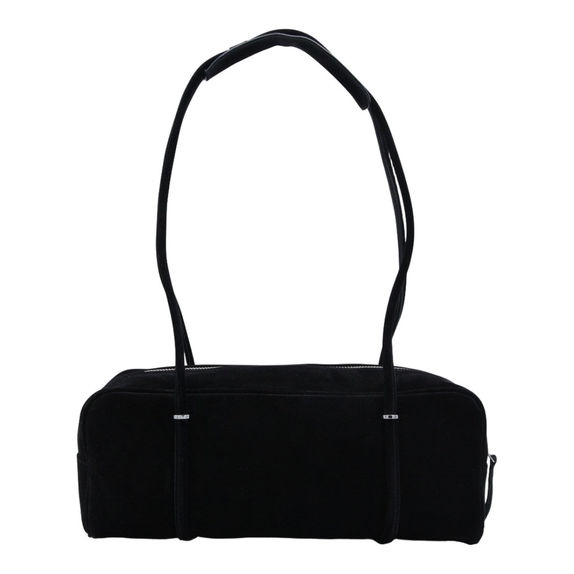 By Far Rectangular Suede-Like Handbag