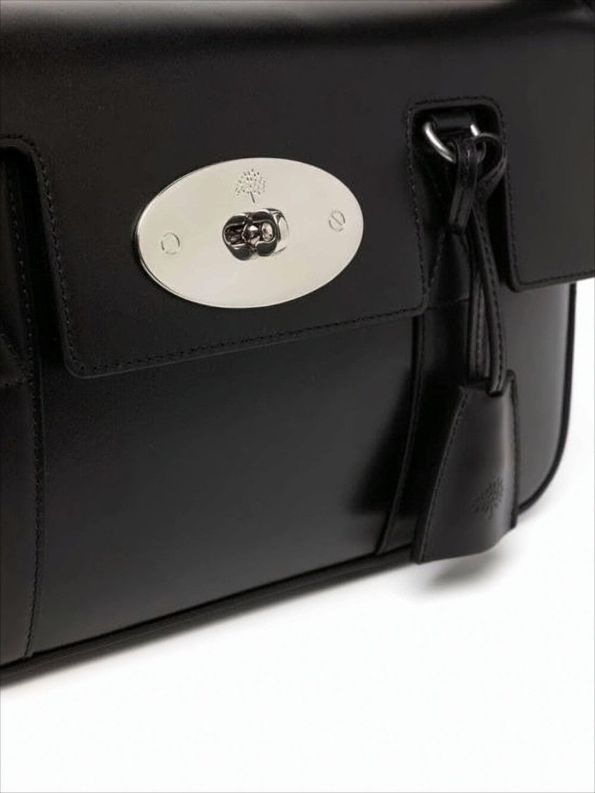 Mulberry Smooth Calf Leather Shoulder Bag With Flap Closure