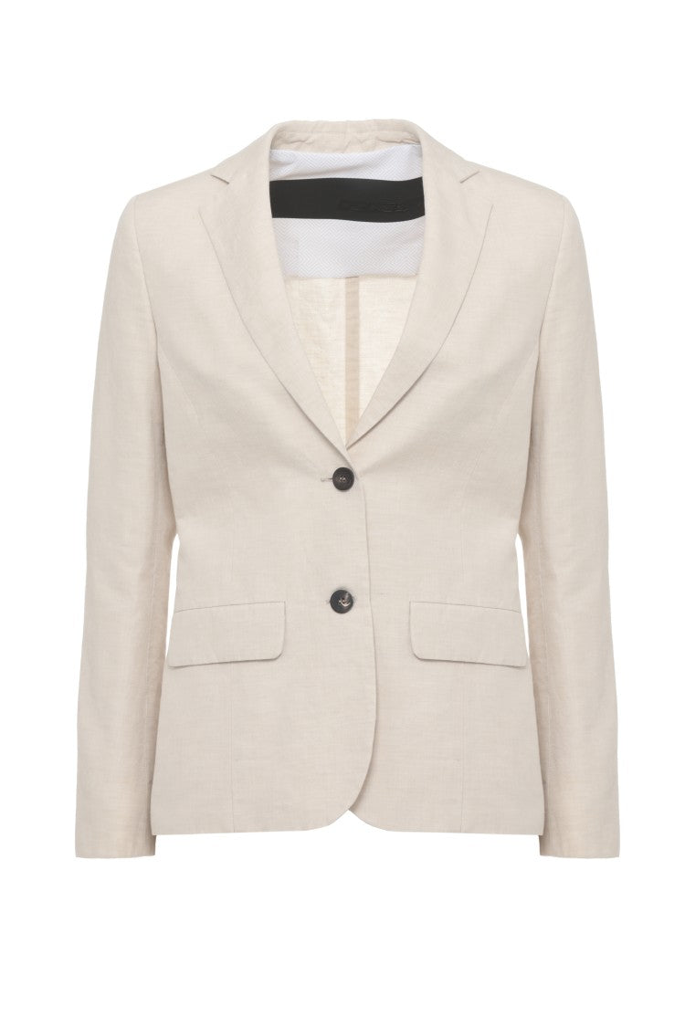 Rrd Ivory Lynco Wom Flap Pockets Blazer