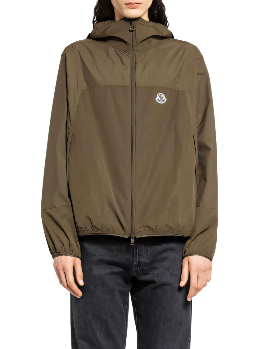 Moncler Lightweight Zip-Up Jacket With Hood