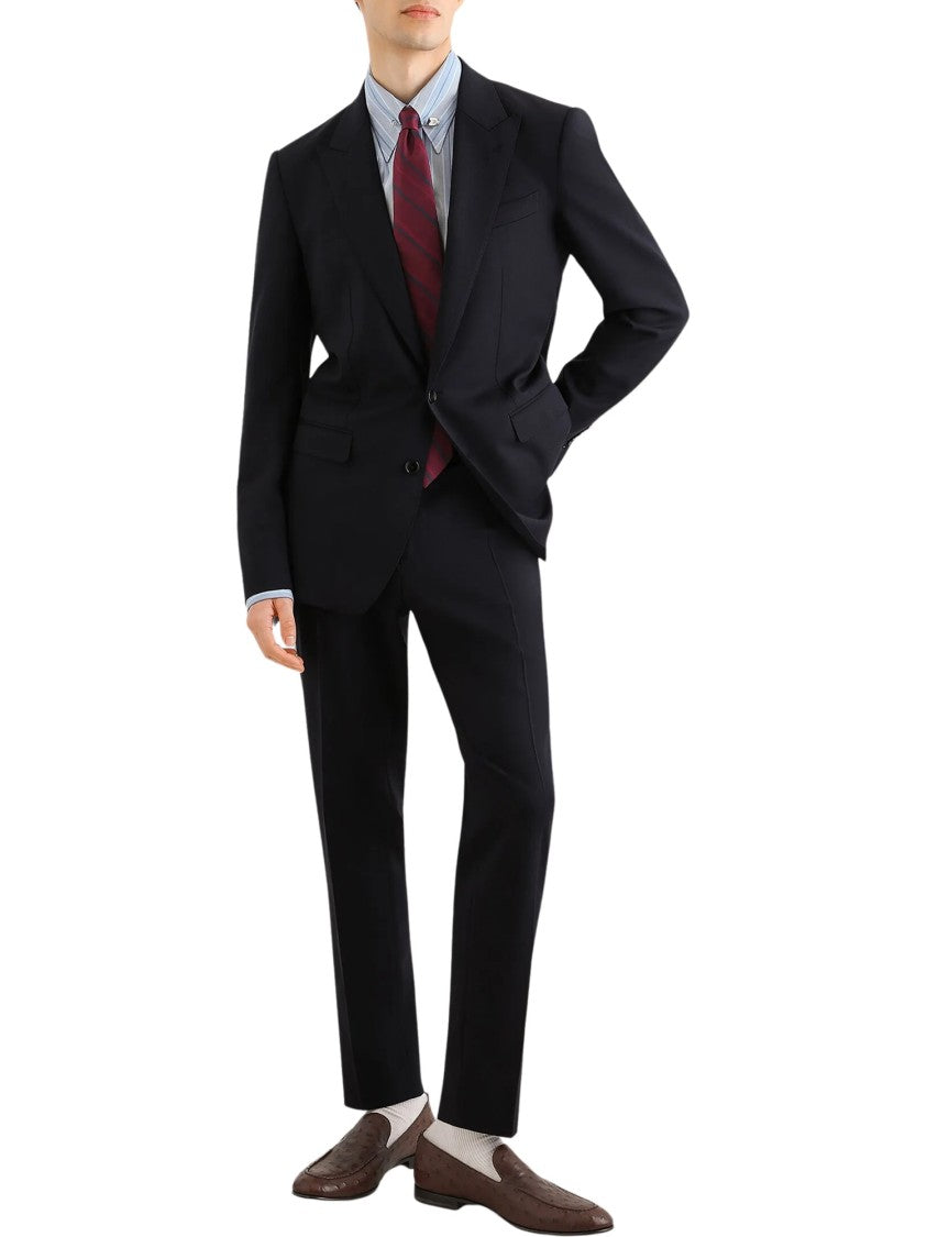 Dolce & Gabbana Tailored Two-Piece Suit With Notch Lapels And Straight Cut Trousers