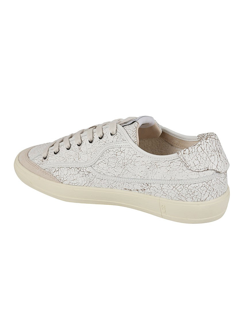 Autry Windscape Low Cracked Leather Sneakers