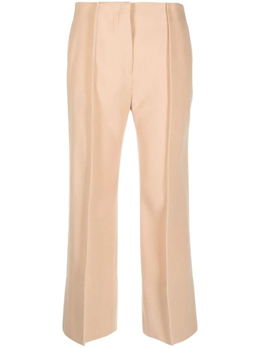 Jil Sander Tailored Straight-Leg Trousers With Pressed Creases