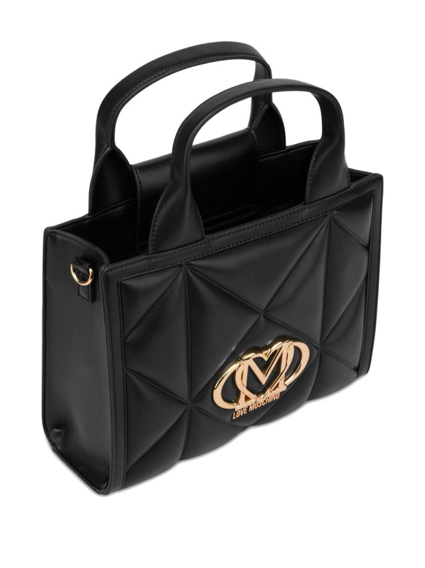 Love Moschino Quilted Black Handbag
