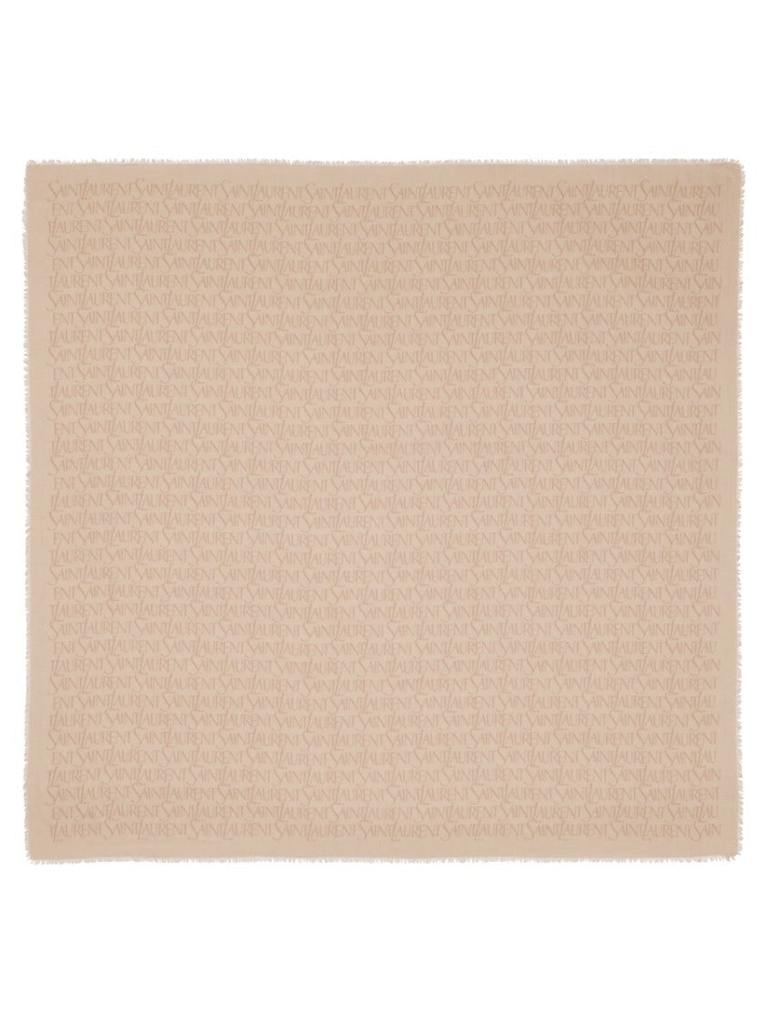 Saint Laurent Modal And Cashmere Square Scarf