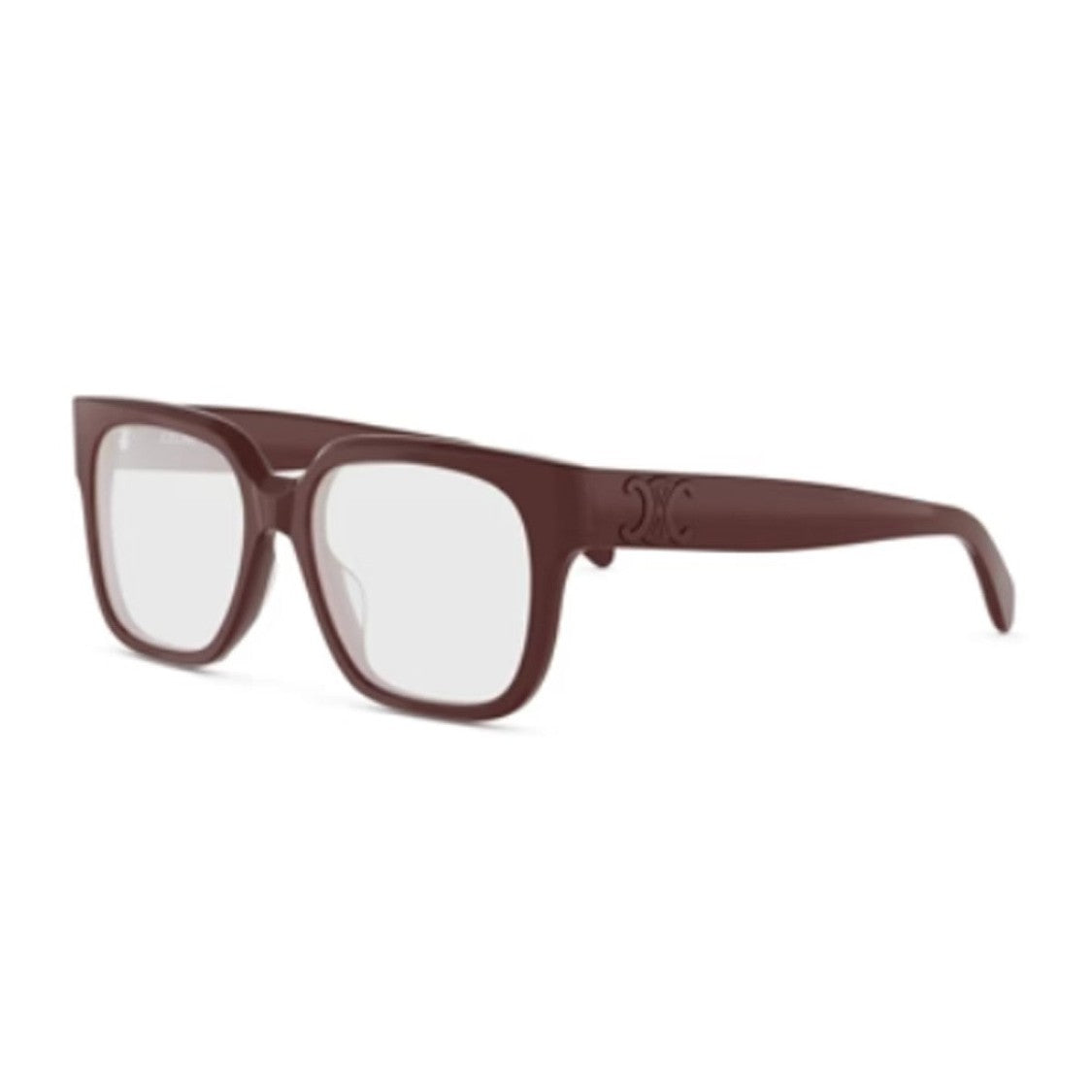 Celine Brown Triomphe Acetate Softly Squared Sunglasses