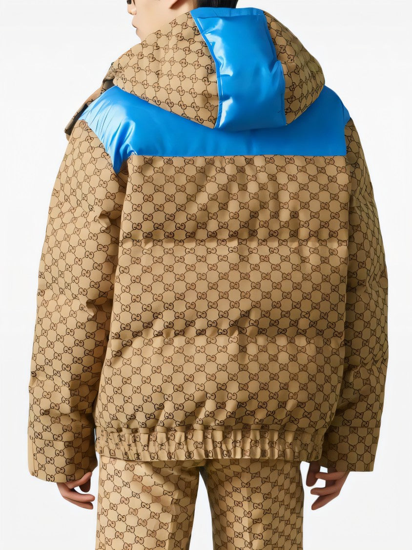 Gucci Geometric Patterned Padded Jacket