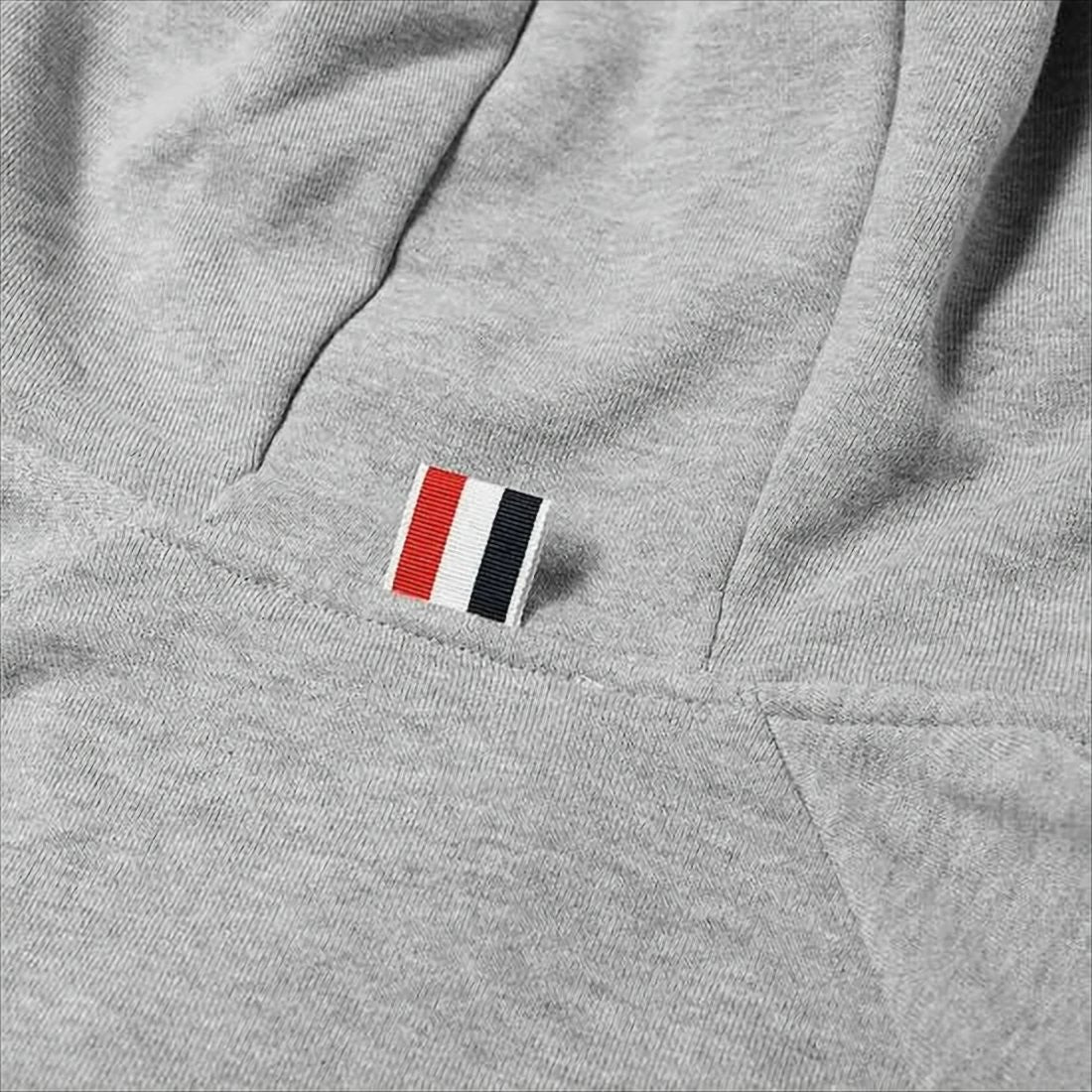 Thom Browne Two-Way Zip-Up Hoodie With Signature Stripe Detail