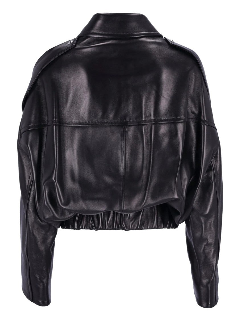 Khaite "Owey" Leather Jacket
