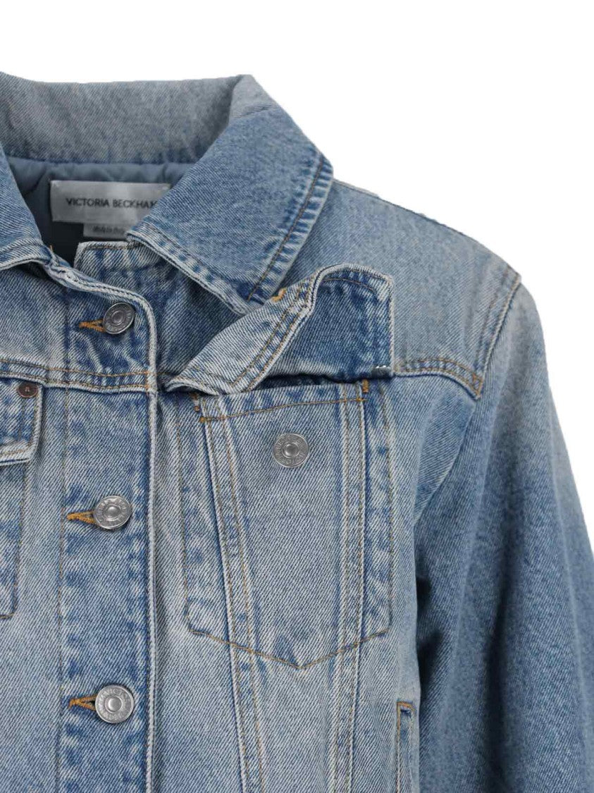 Victoria Beckham Denim' Jacket – Light Blue