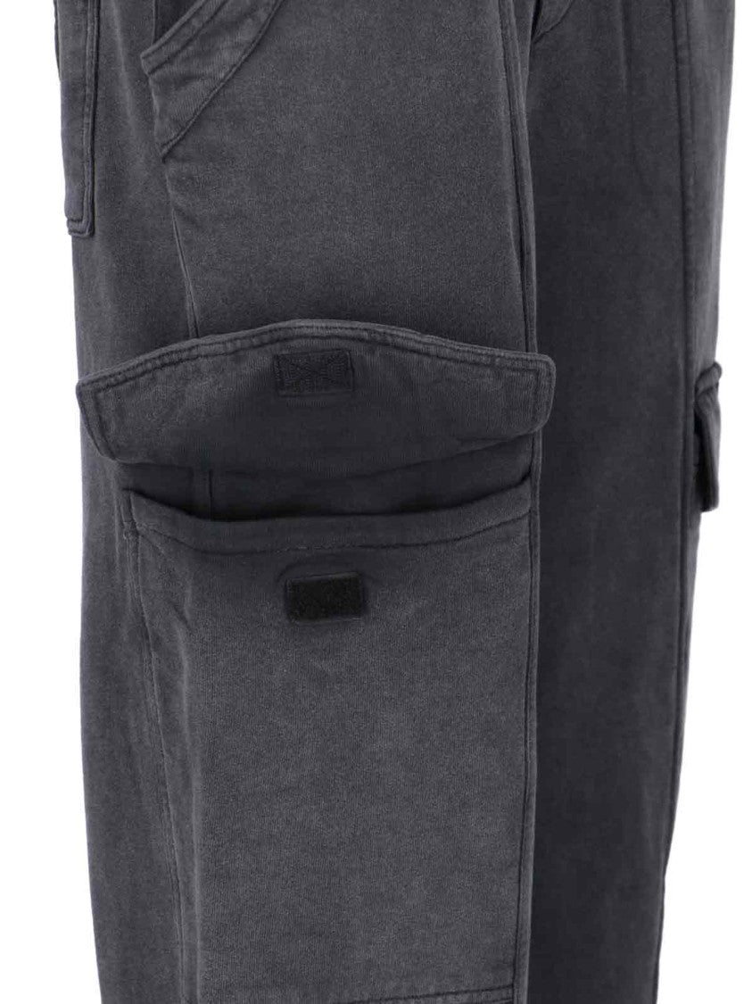 Isabel Marant Étoile Relaxed Fit Gray Cotton Sport Pants