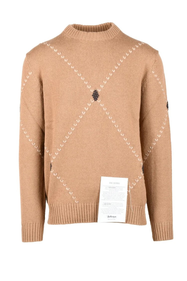 Raw Diamond By Ballantyne Cashmere Sweater - Beige