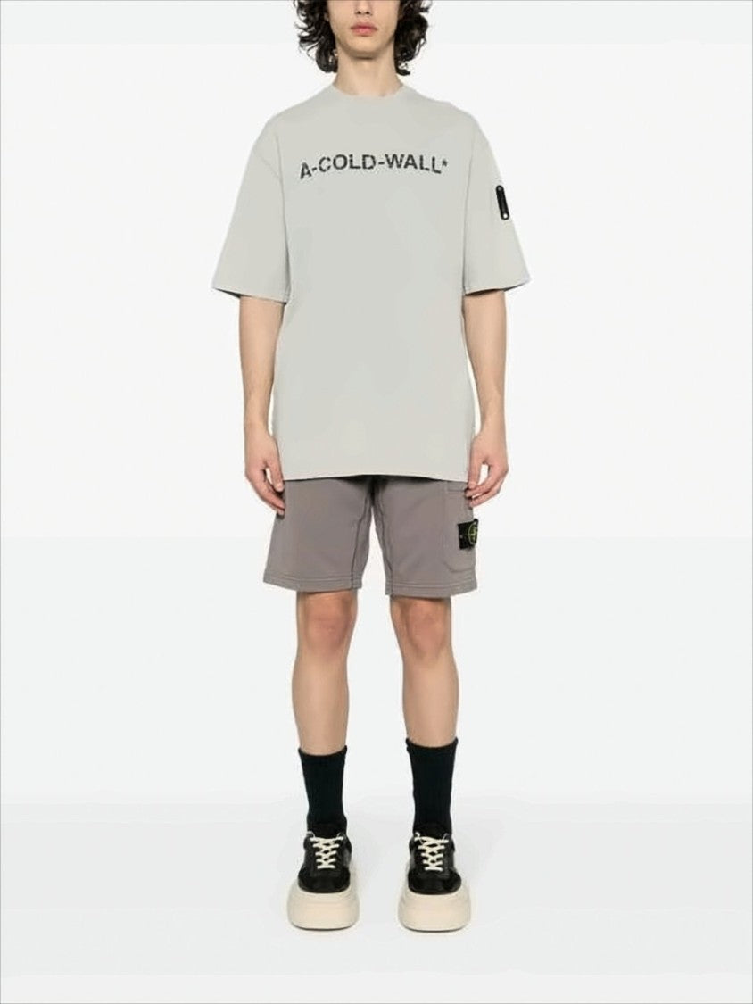 Stone Island Relaxed Fit Cotton Shorts