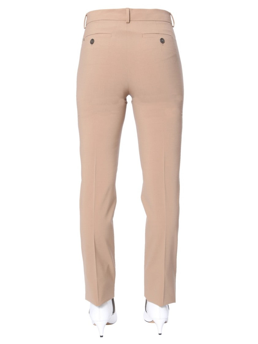 Max Mara Tailored Straight-Leg Narvel Pants With Polished Finish