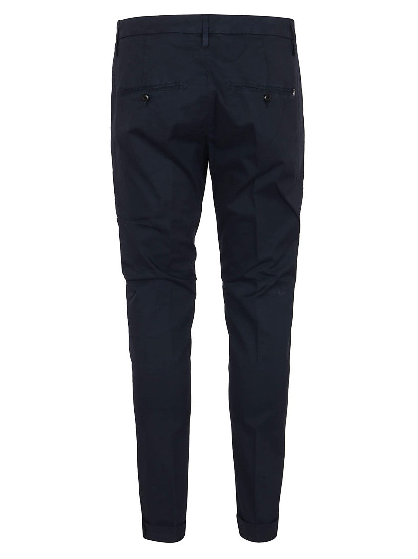 Dondup Tailored Slim-Fit Trousers With Darts And Welt Pockets