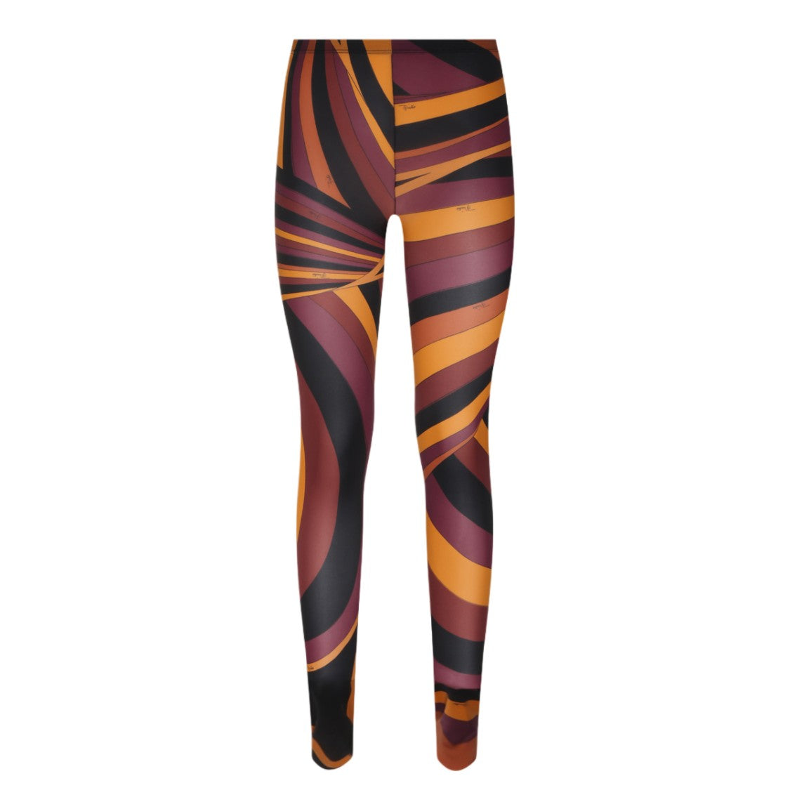 Emilio Pucci Abstract Swirl Pattern Leggings By Emilio Pucci