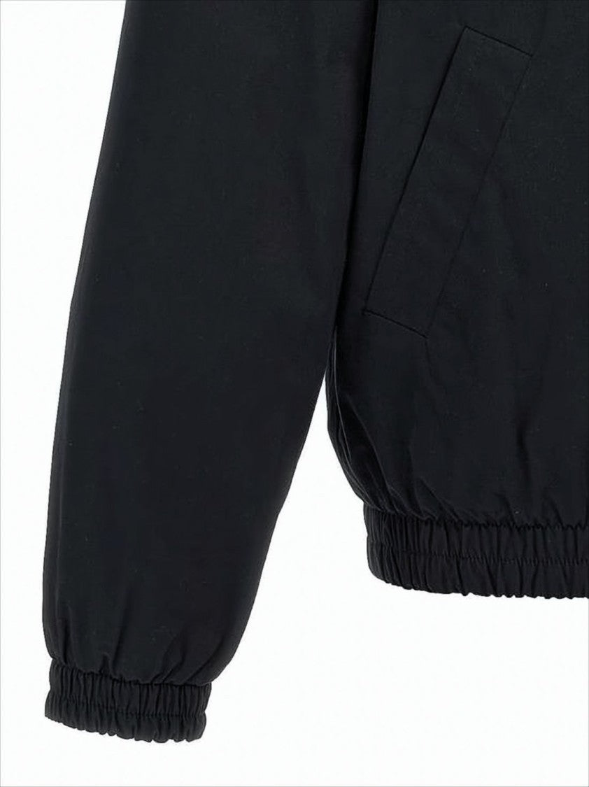 A.P.C. Black Cotton Jacket With Structured Silhouette