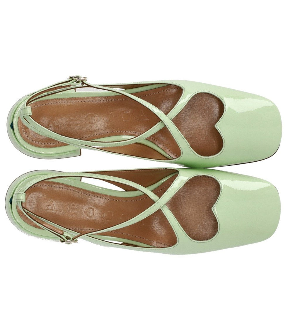 A. Bocca Two For Love Light Green Slingback Pump