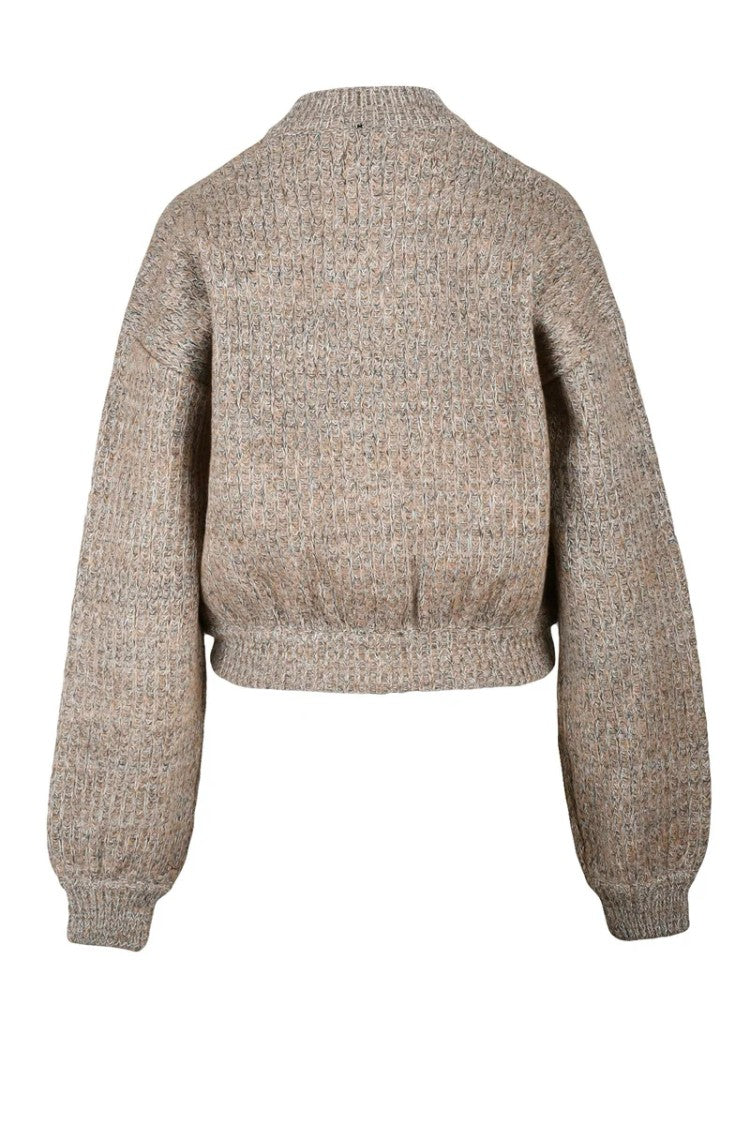 Sportmax Edda Cardigan With Clip - Beige