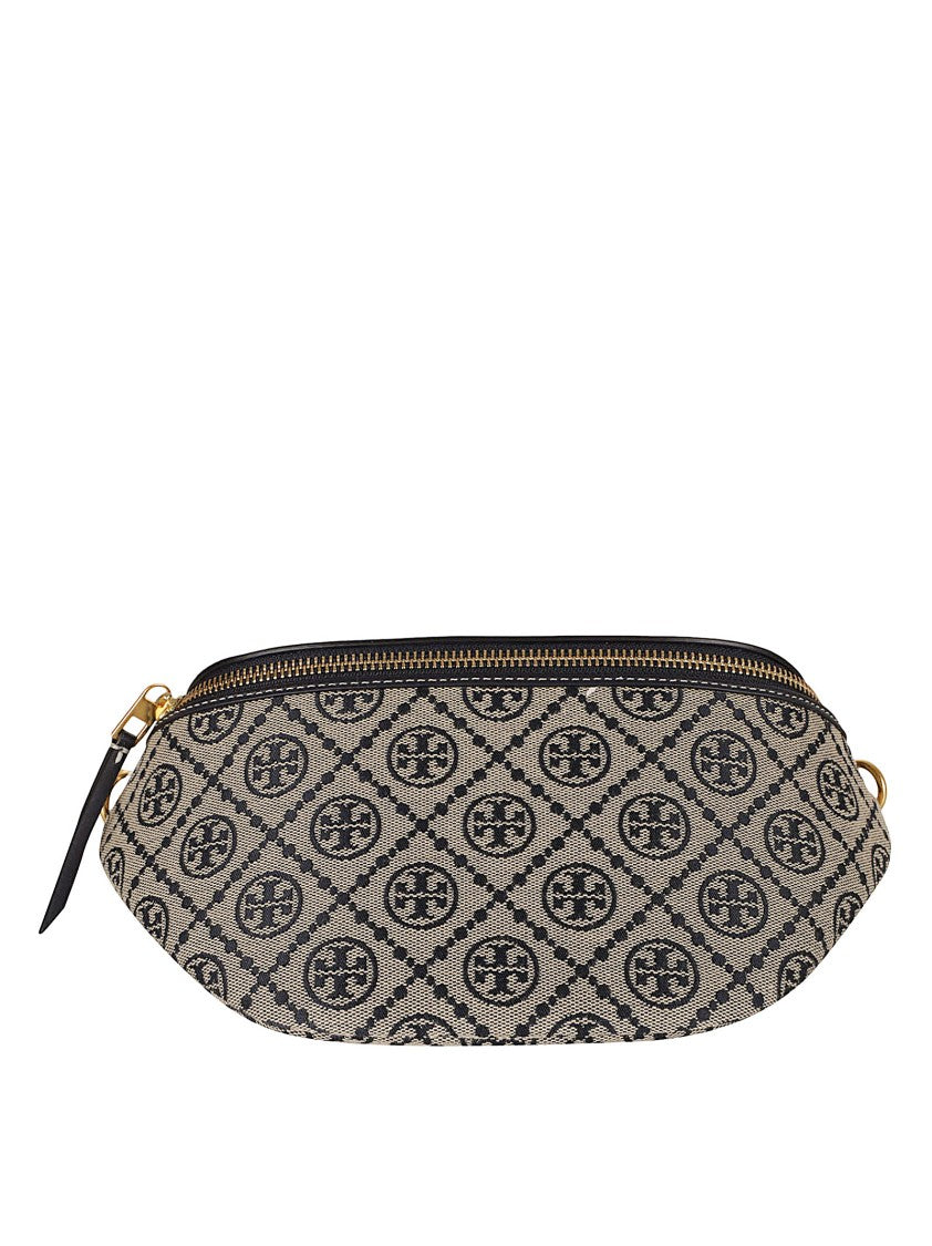 Tory Burch Rounded Shoulder Bag With Distinctive Pattern