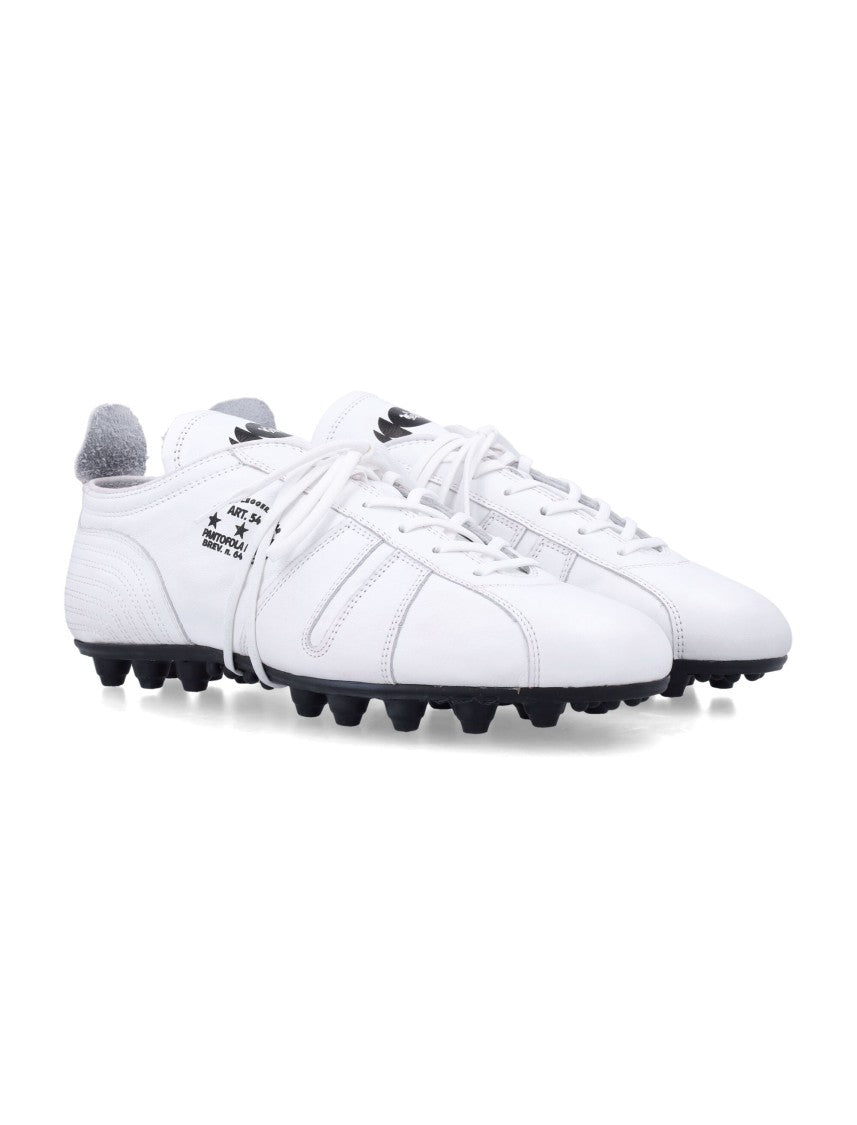 Pantofola D'oro 540 Football Inspired Black Leather Sneakers
