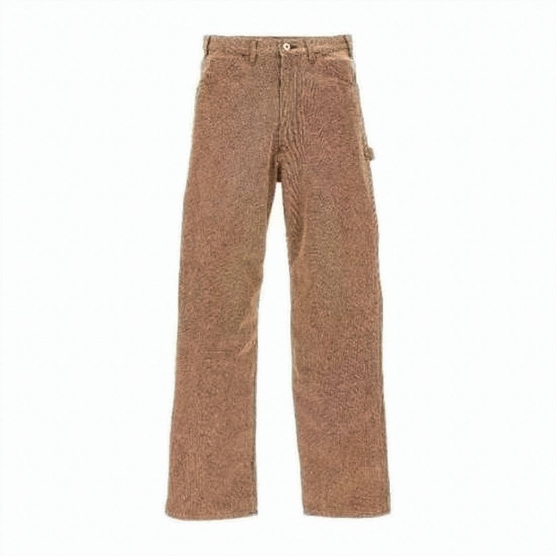 Auralee Textured Brown Straight Pants