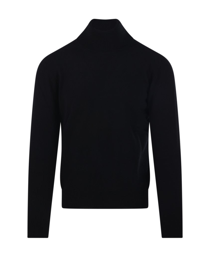 Altea Black Turtleneck Sweater Crafted