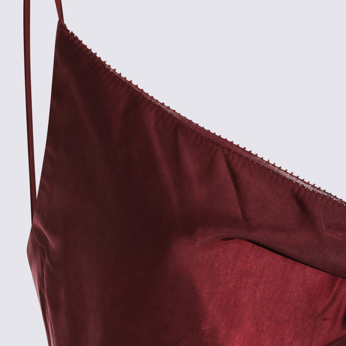 Self-Portrait Burgundy Sleeveless Maxi Dress