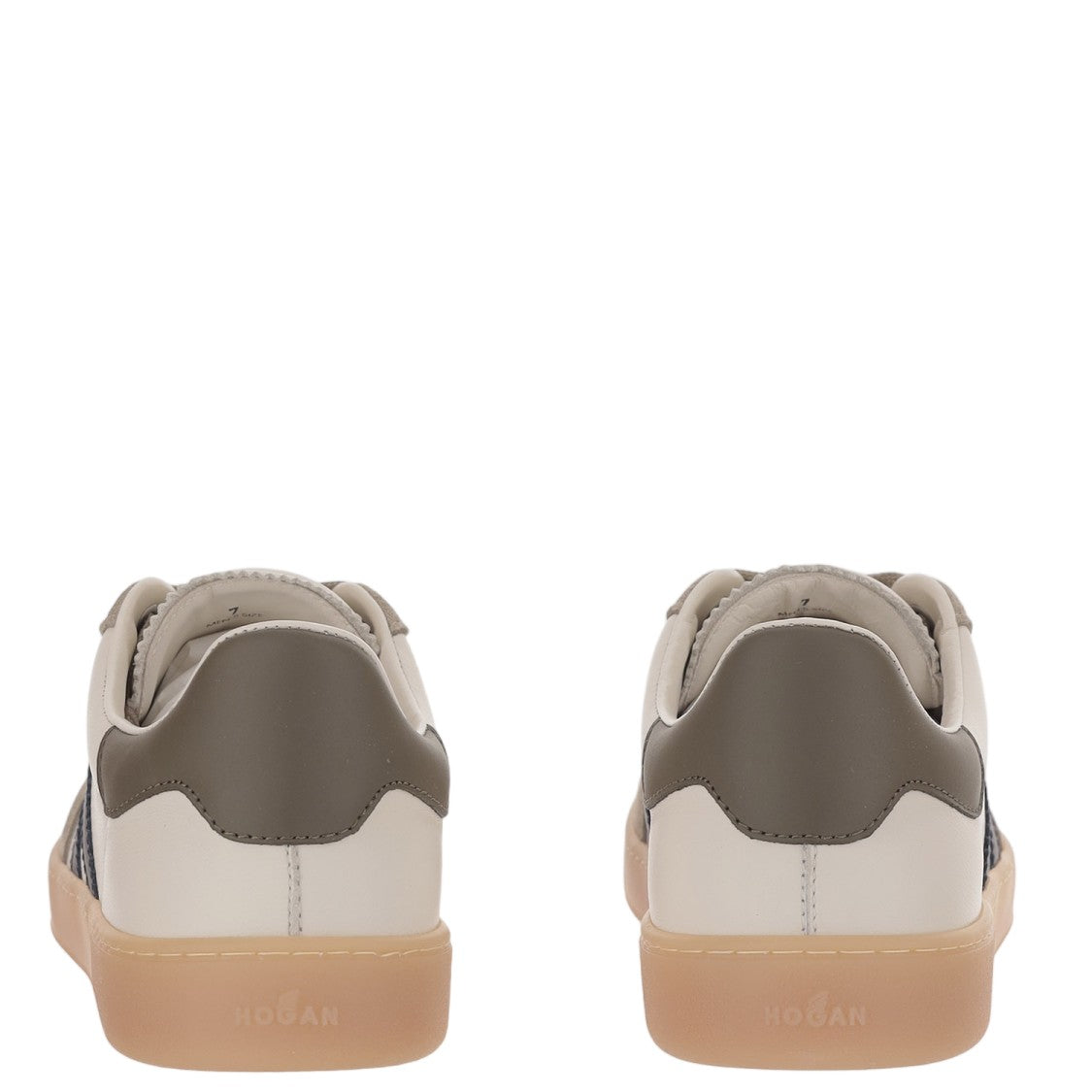 Hogan Low-Top Leather Sneakers With Suede Inserts And Memory Foam Insole