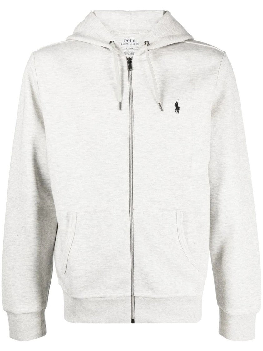 Polo Ralph Lauren Zip-Up Long Sleeve Hoodie With Drawstring Hood