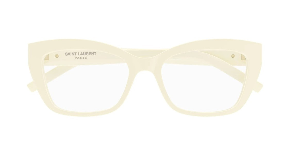 Saint Laurent Eyeglasses Saint Laurent Sl M117 005 Ivory Ivory Transpare 53/17/140