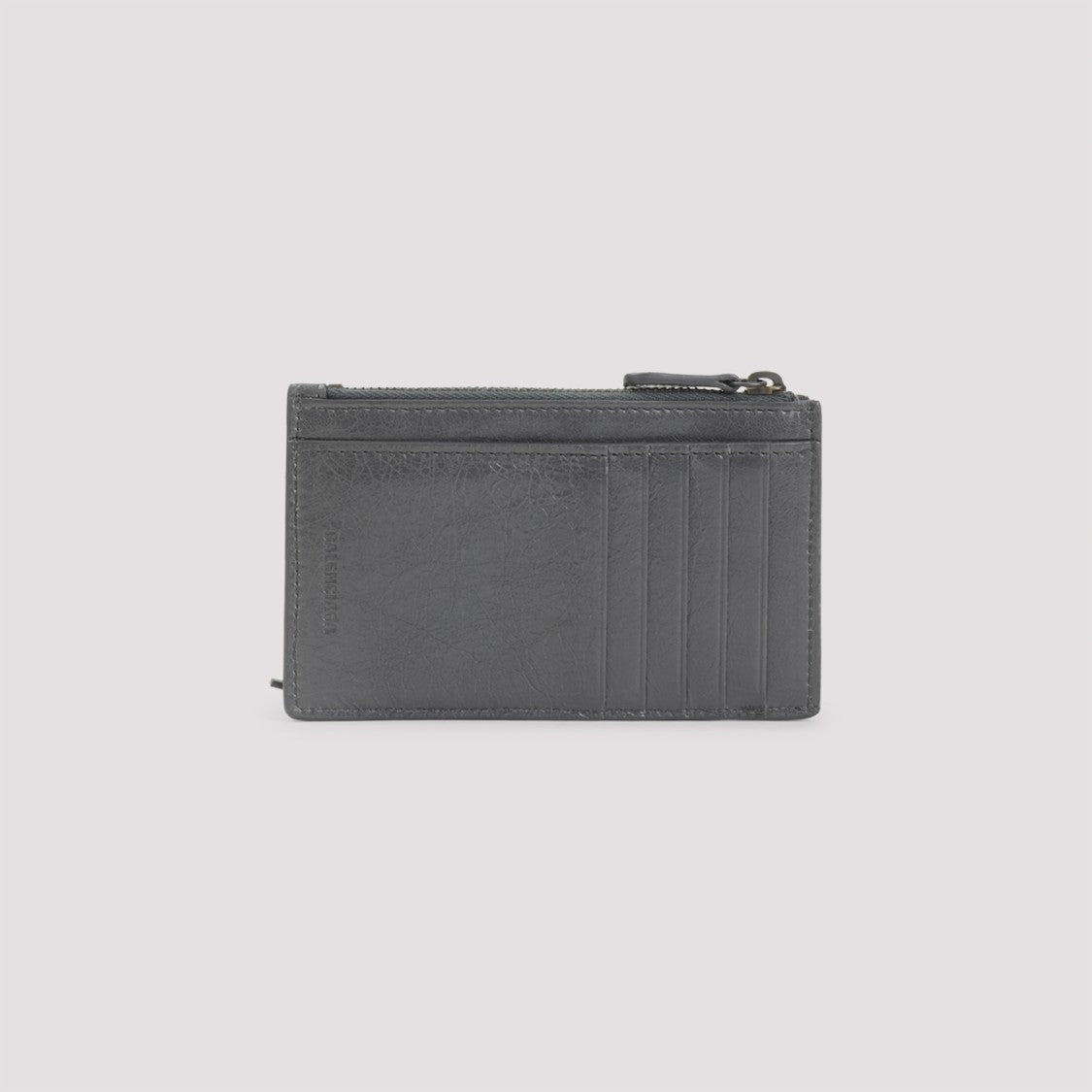 Balenciaga Rectangular Black Leather Wallet
