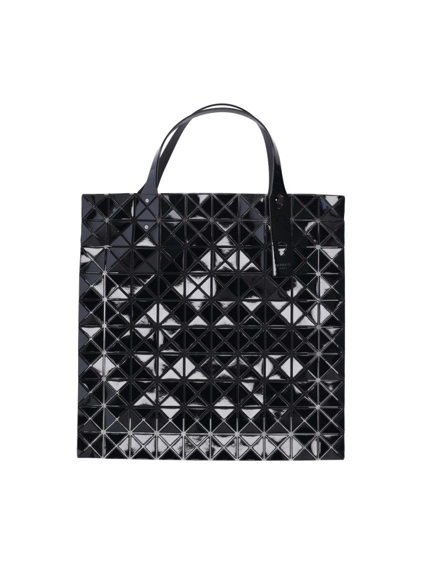 Bao Bao Issey Miyake Black Prism Geometric Panel Pvc Tote Bag