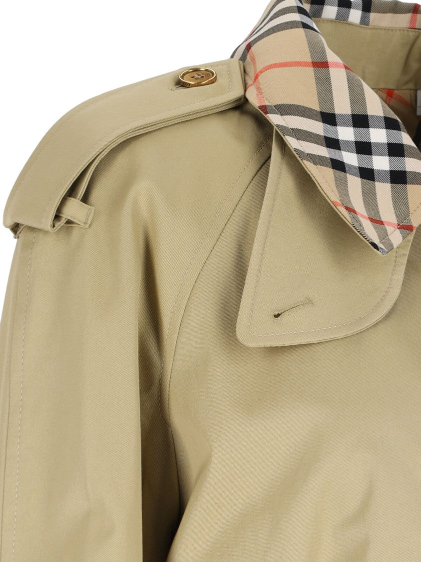 Burberry Double-Breasted Trench – Beige