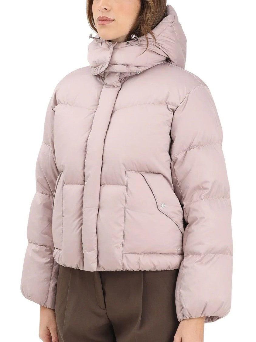 Levi's Beige Polyester Padded Down Jacket