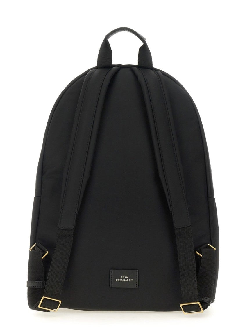 Anya Hindmarch Eyes Eye Motif Recycled Nylon Backpack