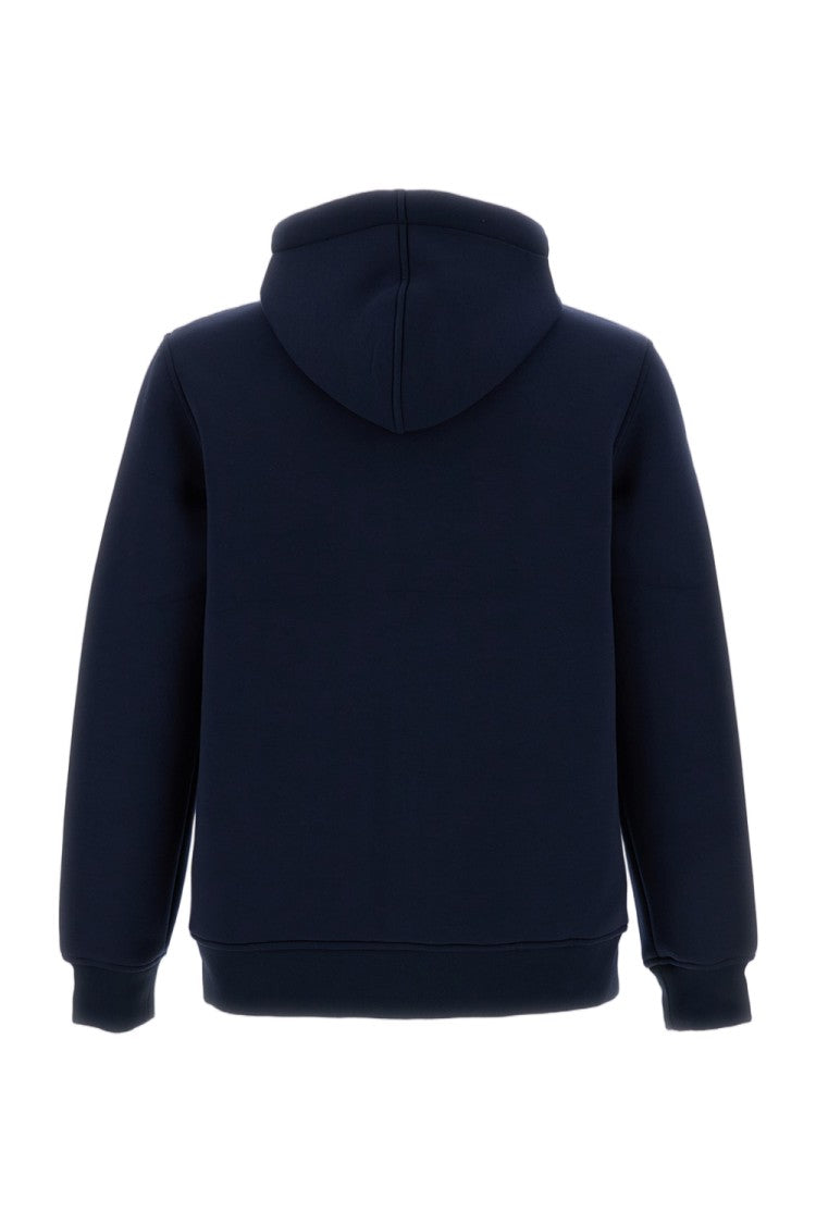 K-Way Blue Rainer Spacer Scuba Hooded Zip-Through Knit