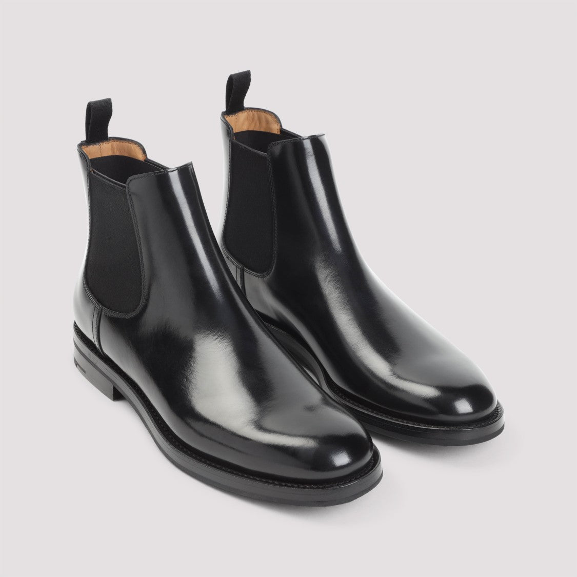 Church's Black Calf Leather Ankle Boots