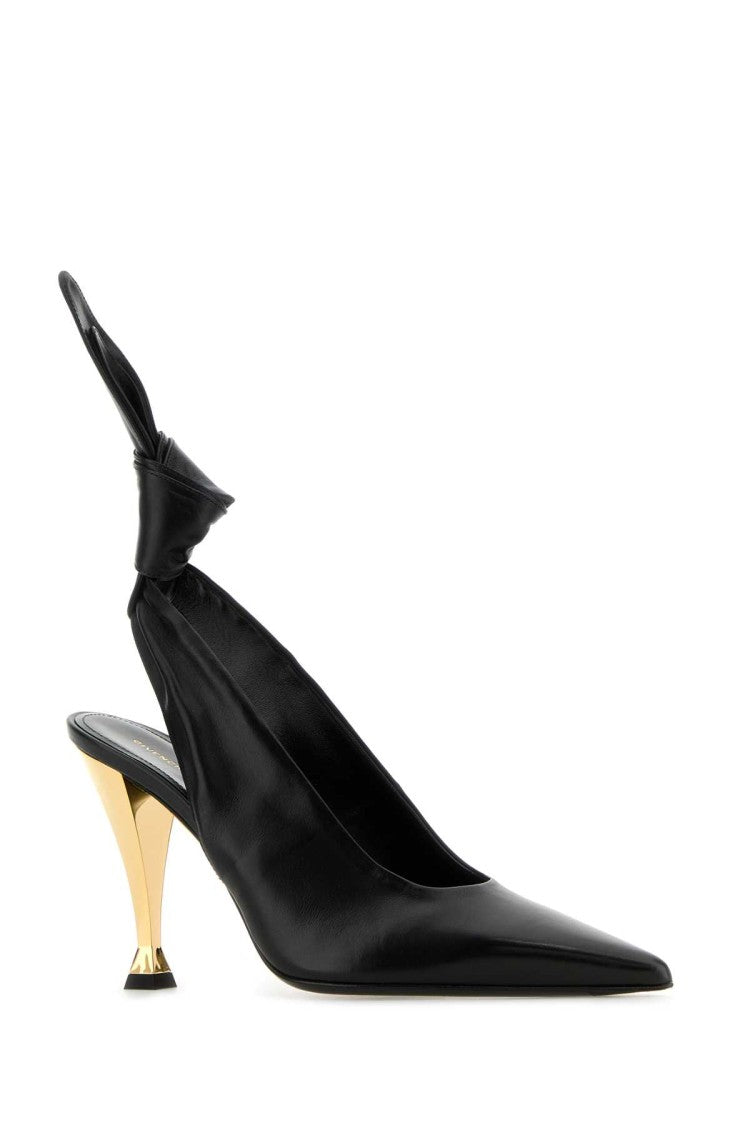 Givenchy Black Nappa Leather Beauw Pumps