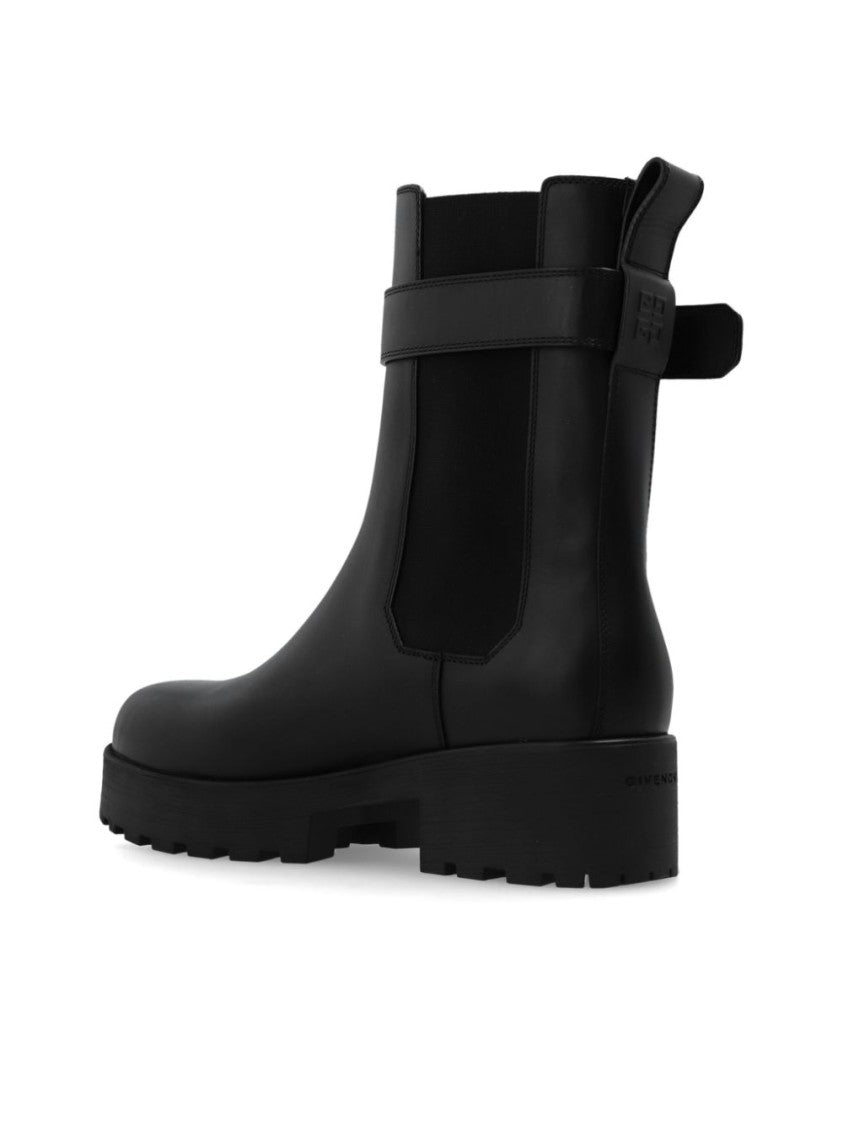 Givenchy Black Calf Leather Boots