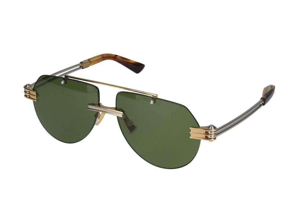 Bottega Veneta Sunglasses Bv1342s 003 Gold Silver Green 59/13/145