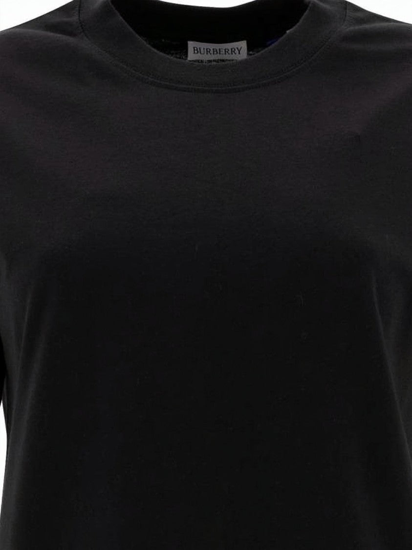 Burberry Short-Sleeved T-Shirt With Distinctive Patterned Patch