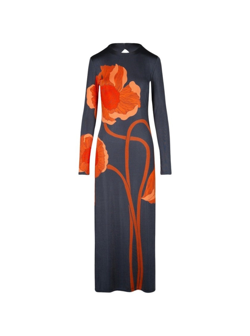 Johanna Ortiz Colourful Allegory Ankle Dress