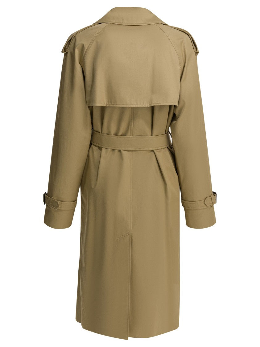 Burberry "Castleford" Cotton Trench Coat
