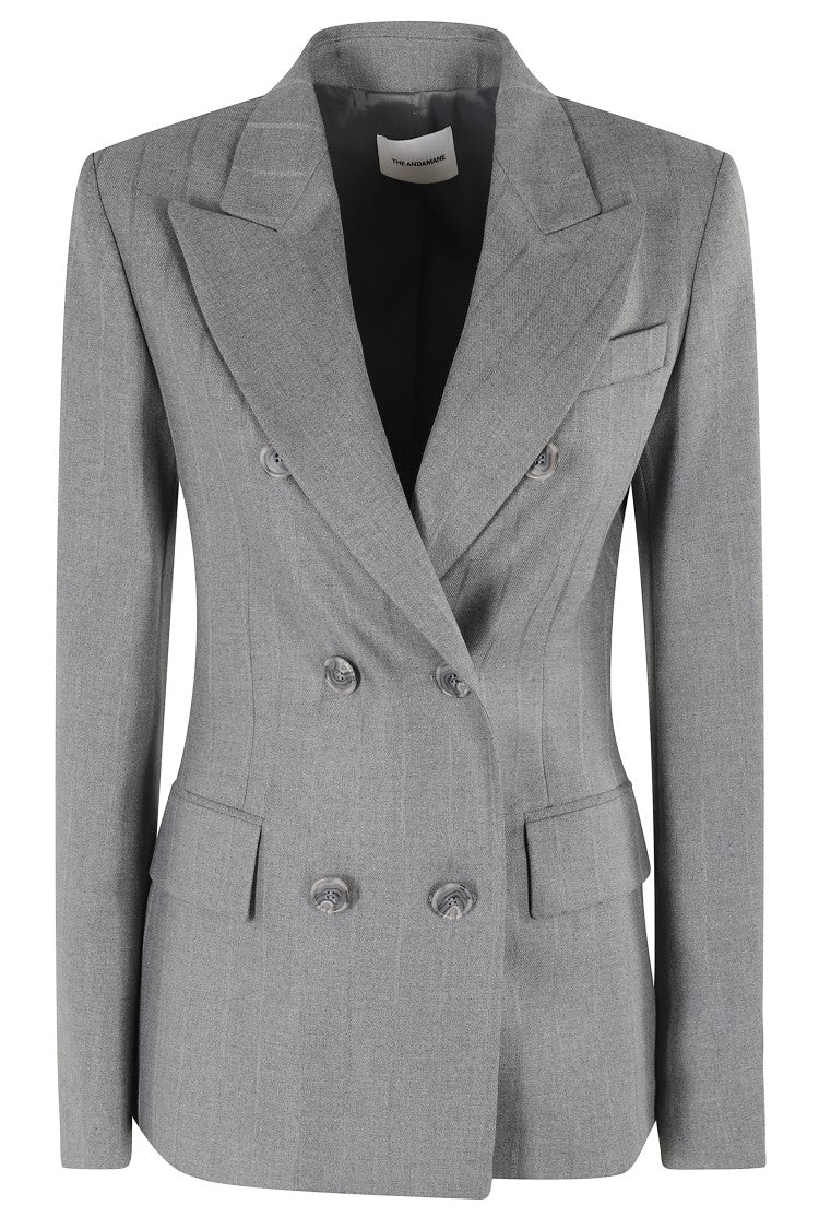 The Andamane Shannon Double Breast Fitted Blazer