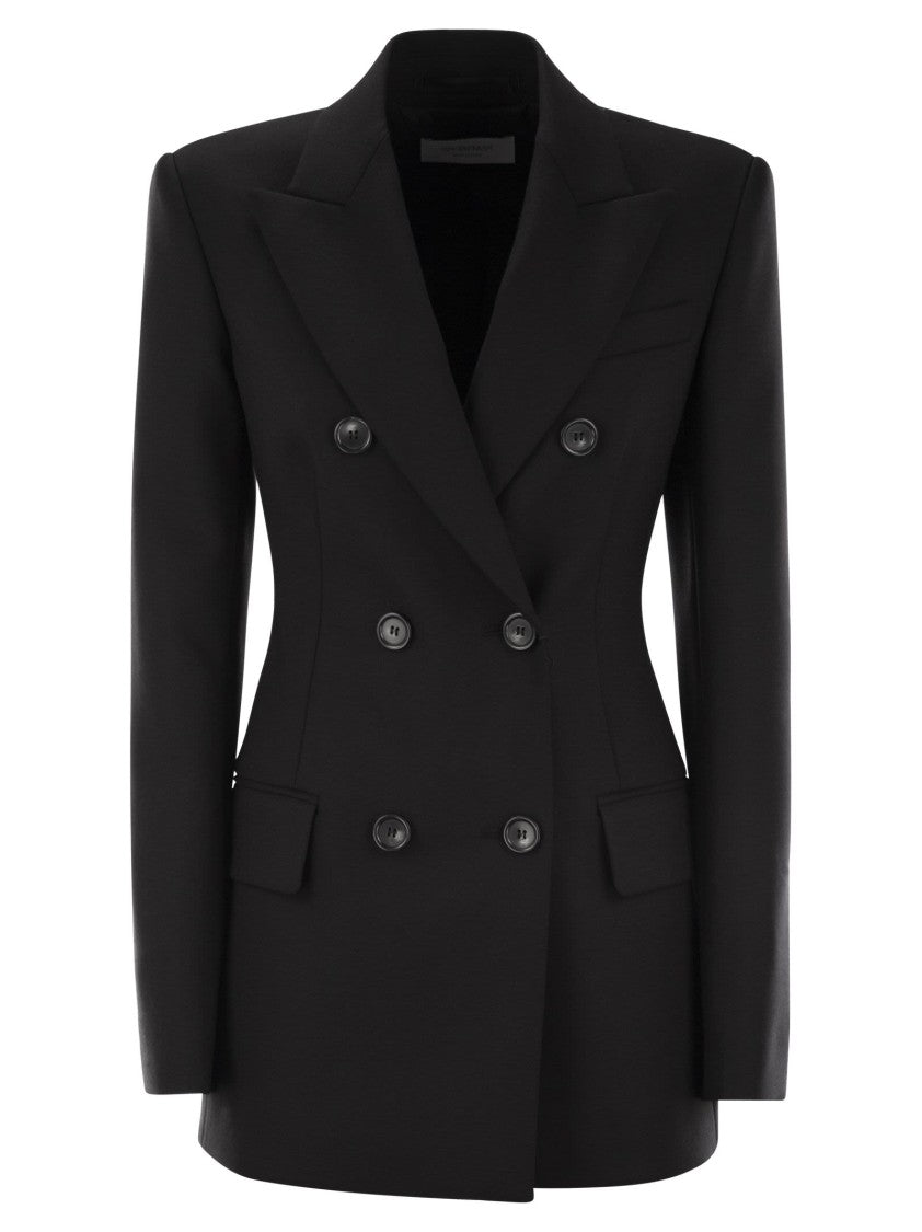Sportmax Stretch Wool Fitted Blazer